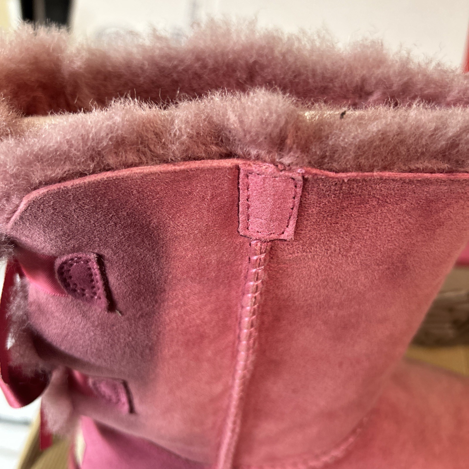 Ugg Australia Bailey Bow Sheepskin Boots Women’s Size US 7 (1002954) DDR
