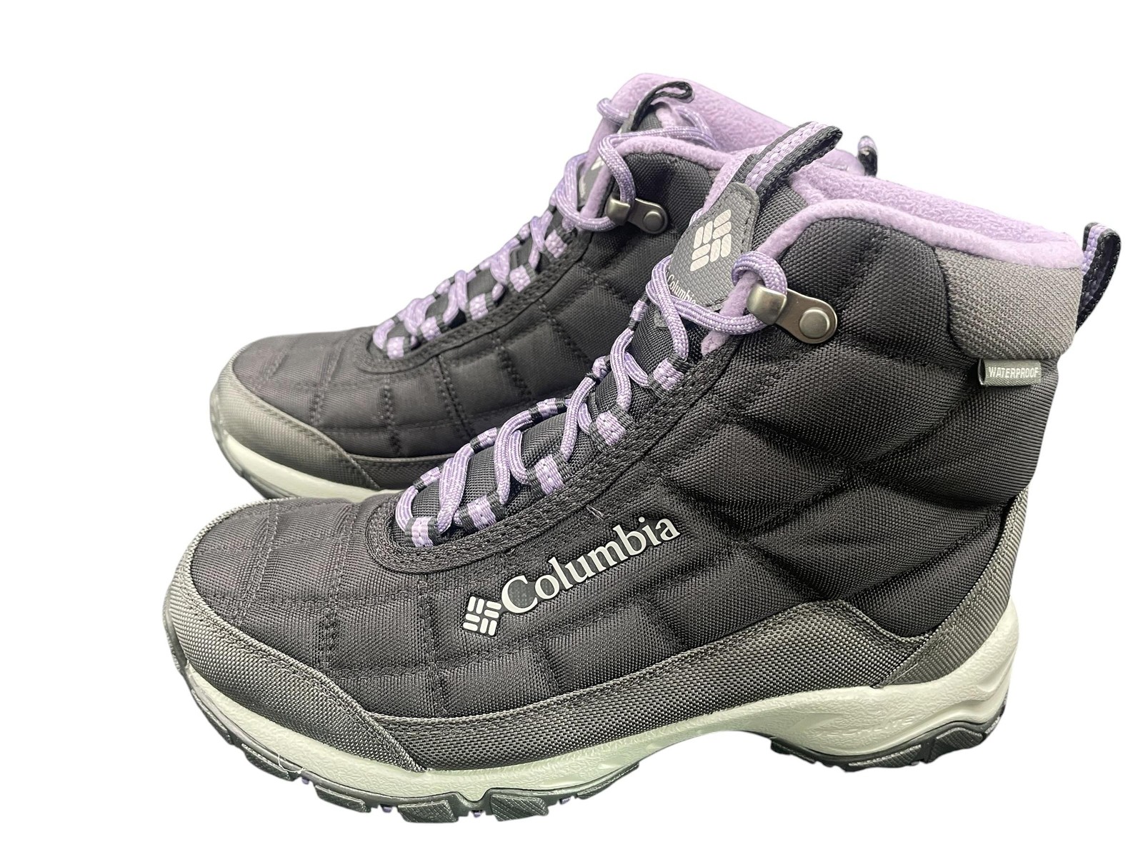 Columbia Women Snow Boot Winter BL1766-010 Firecamp Black Plum Purple Size 10