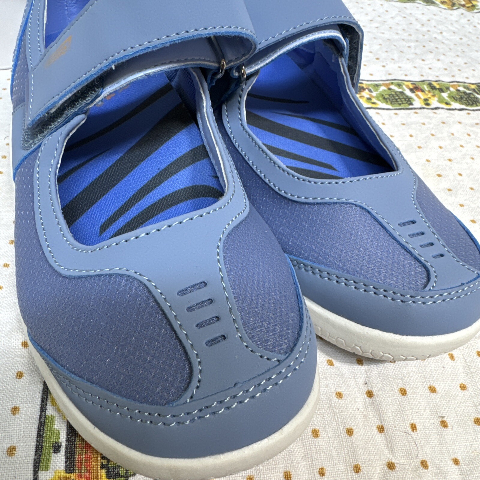 Copper Fit Womens Mary Jane Strap Blue Shoes Size 7 Medium (B,M) New W/Box