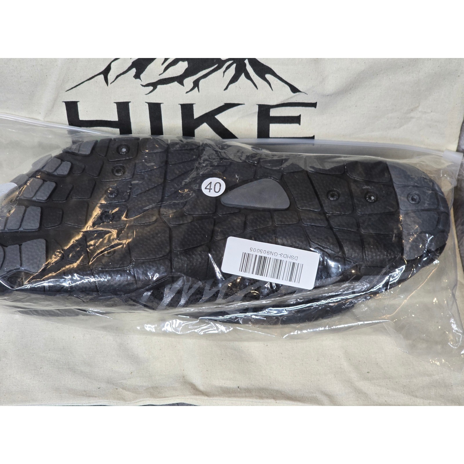 NWT Hike Footwear Lorax Pro Barefoot shoes Black/Grey Unisex EU 40/ us 9