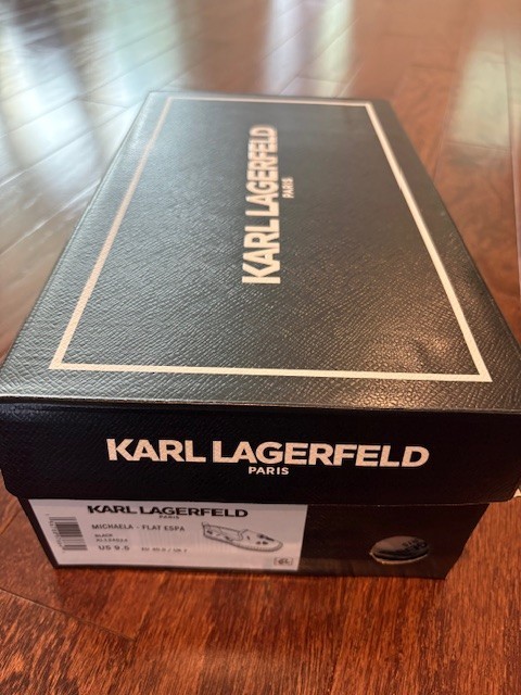 Karl Lagerfeld Women’s Size US 9.5 – MICHAELA FLAT ESPA – Empty Shoe Box Only