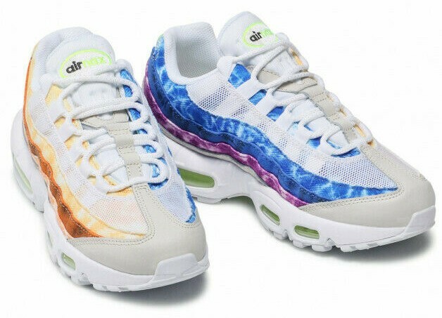 Women Size 7.5US Nike Air Max 95 Tie Dye Edition Low Top Trainers Shoes Sneakers
