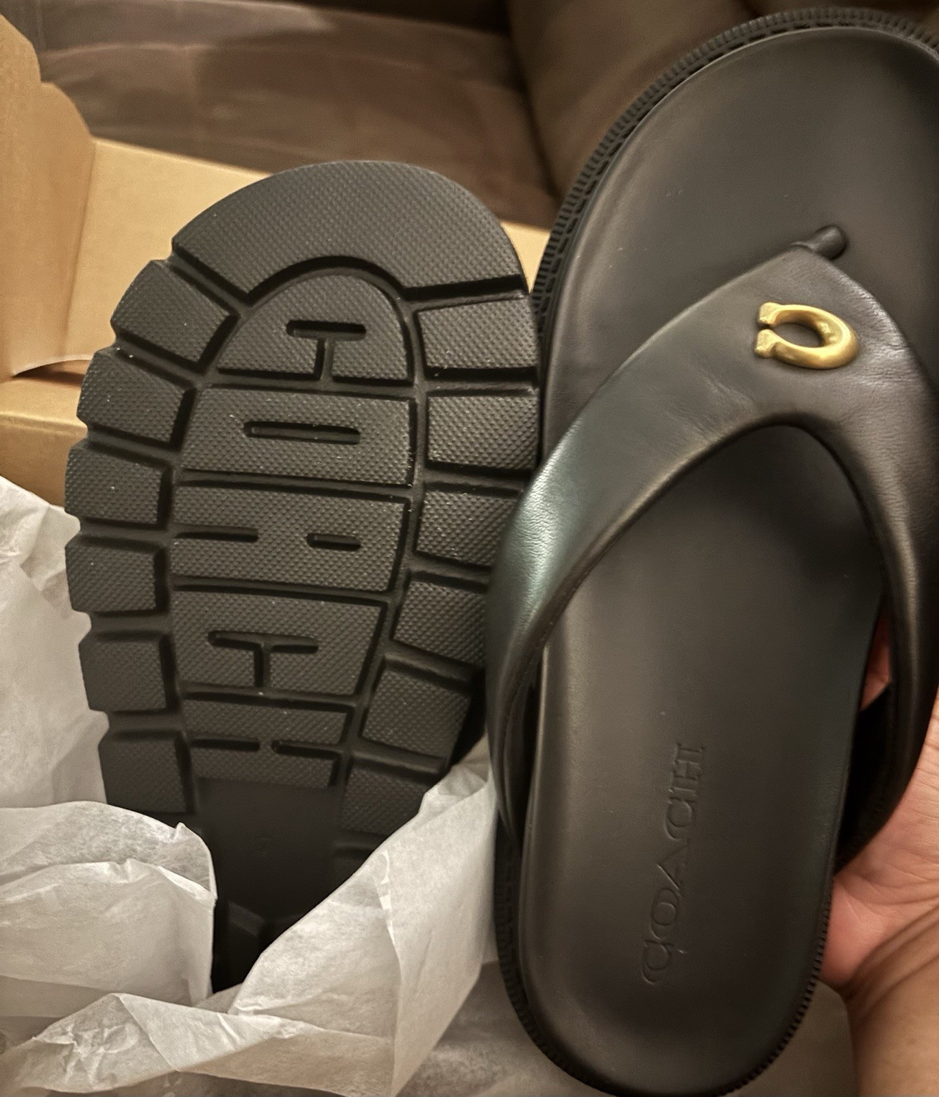 Coach Women’S Brynn Thong Sandals