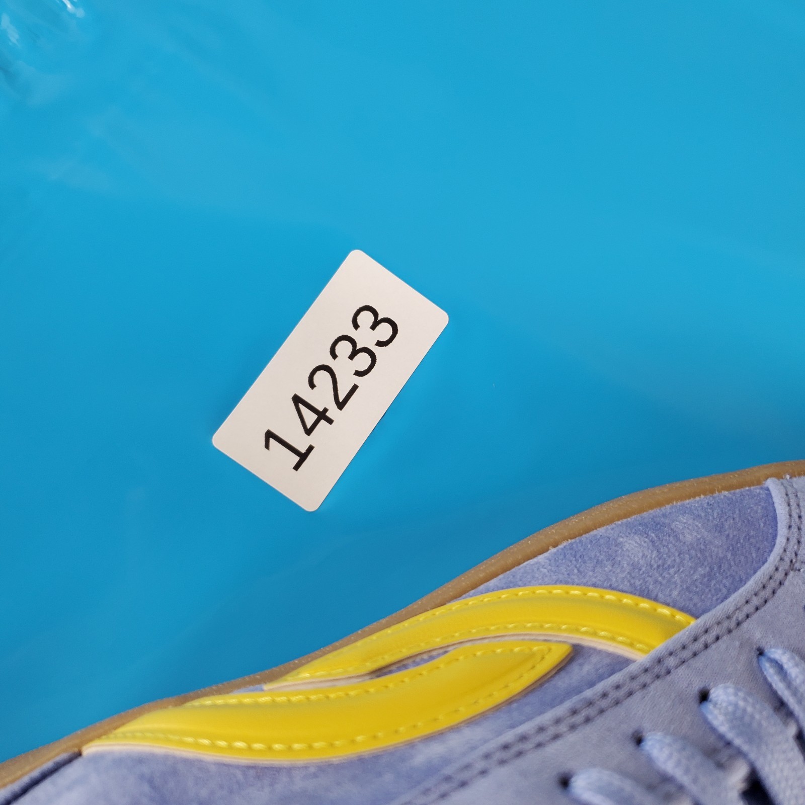 Ryka Viv Next Womens Shoes Sz 6.5 M Running Blue Yellow Suede Lace Up Sneakers