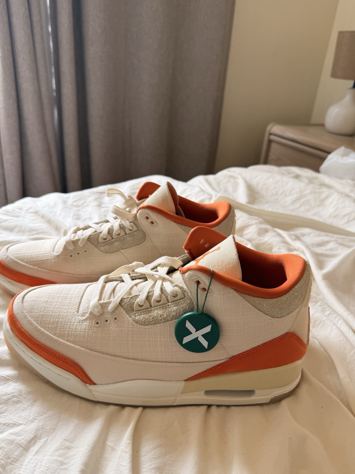 Jordan Air Jordan 3 Retro TEX Starfish Beige/Orange Mid Top Sneaker IH7694-200