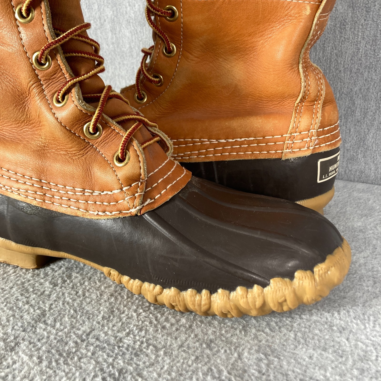 VTG LL BEAN Maine Hunting Shoe Boots Womens 6 N Tan Brown Bean Boots Waterproof