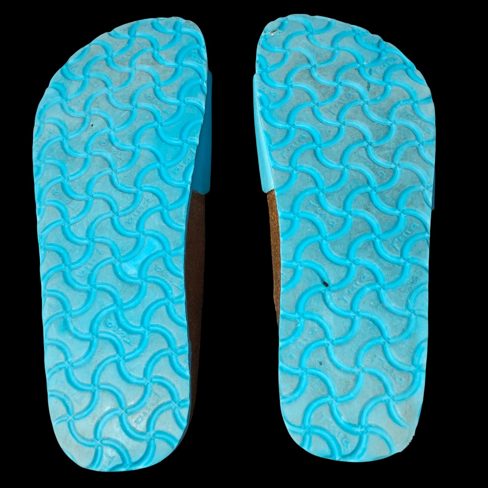 Tula Madrid By Birkenstock Sandals Slide Blue Casual Slip On Women’s Size 8.5