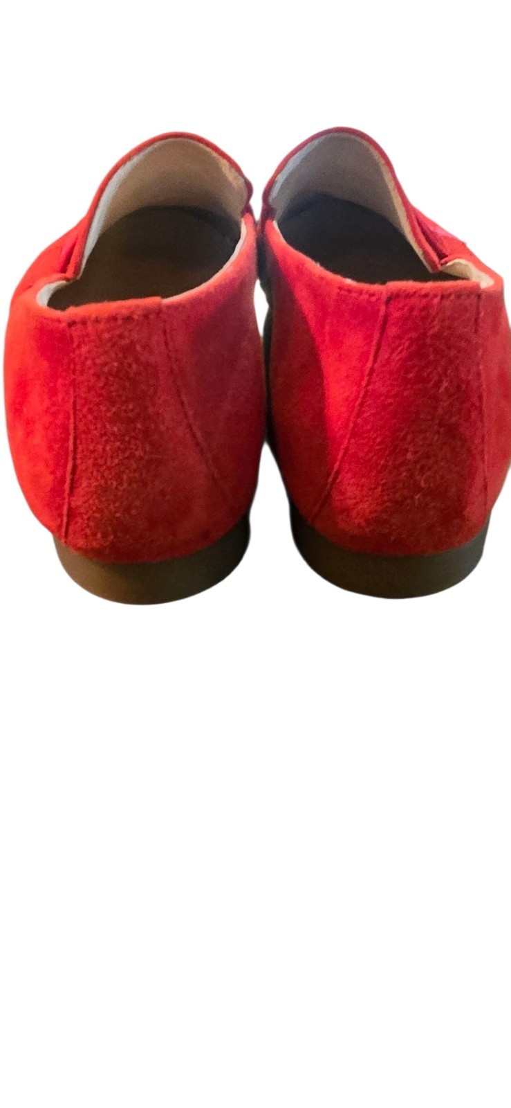 Paul Green Women’s Red Suede Loafers Size 5.5