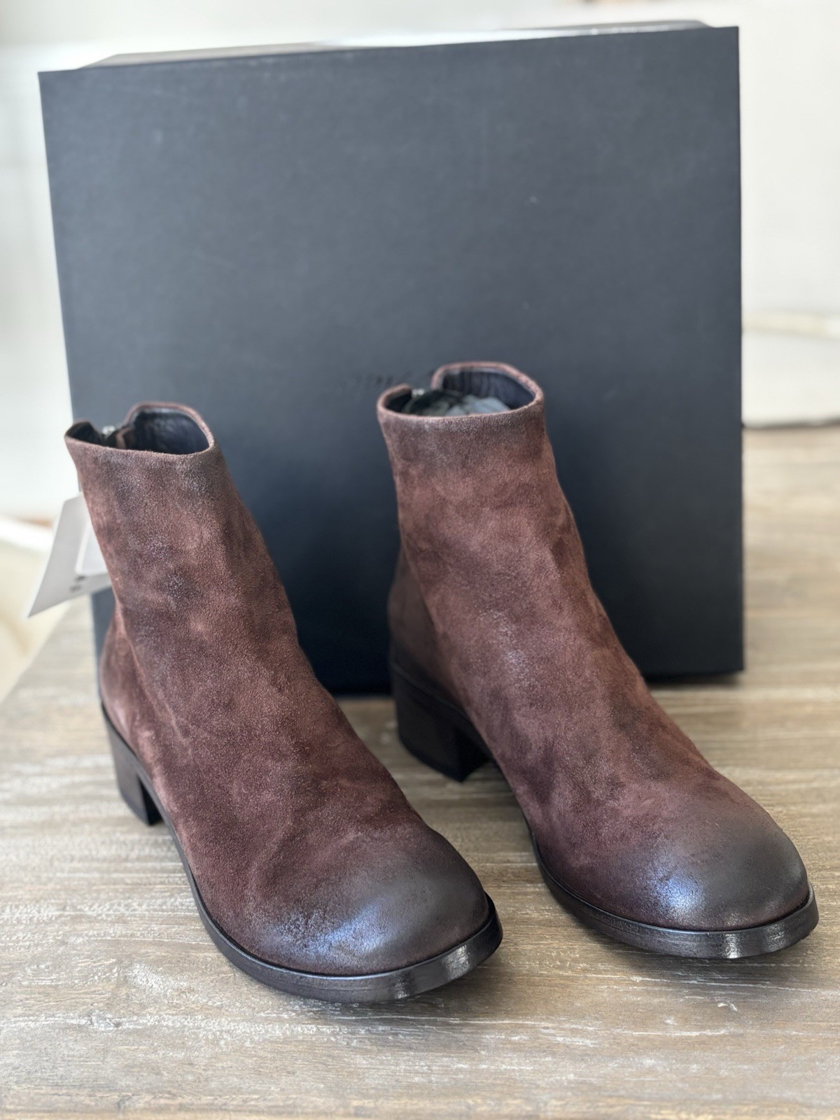 Marsell Brown Ankle Boots Size 36, US 6 New With Box