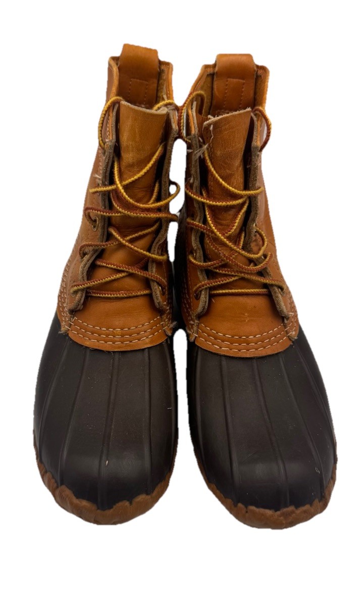 VTG LL Bean Boots Maine Hunting Shoe Unlined Women Size 9 Made In USA 7” L