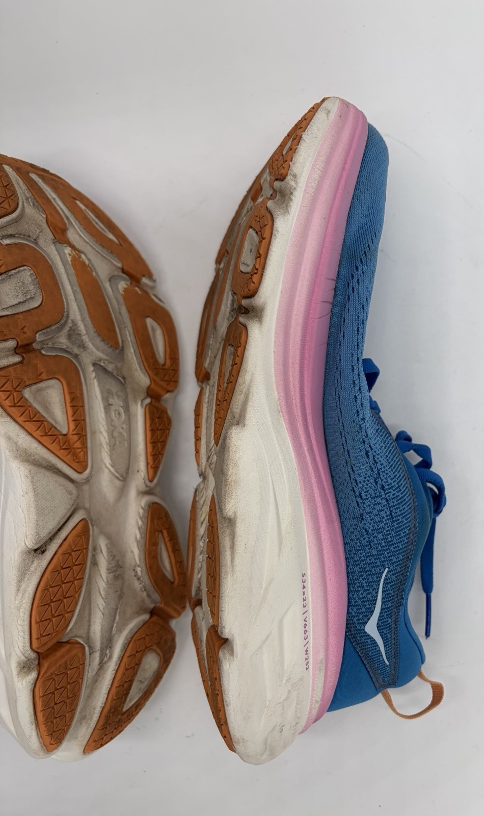 HOKA One One Women’s Bondi 8 Wide F27422J Blue Lavender R3