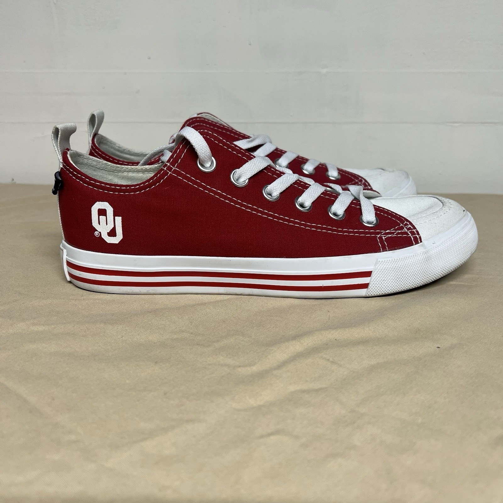 Skicks OU Oklahoma Sooners College Sneakers Shoes Women’s Size 8M Football Fan