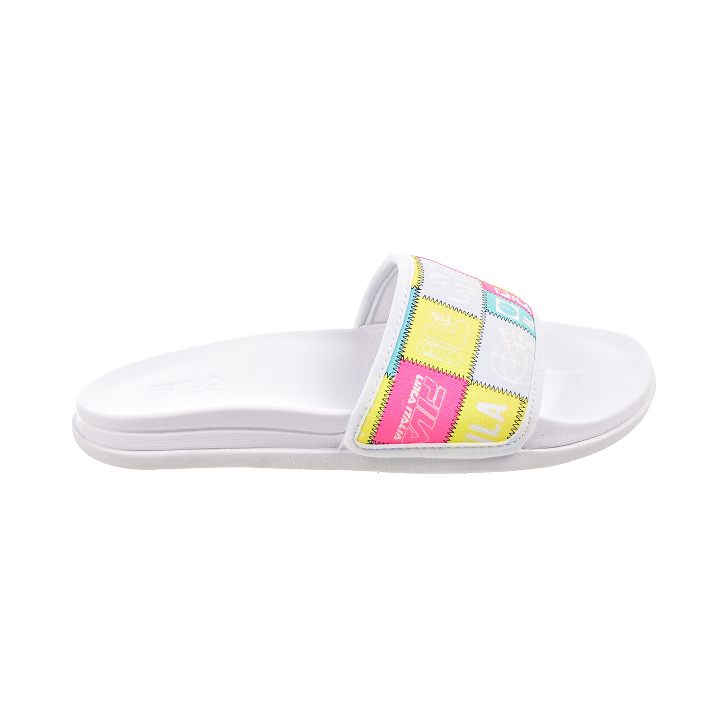 Fila Drifter Lux Patchwork Women’s Slide Sandals White-Multi 5SM01554-199
