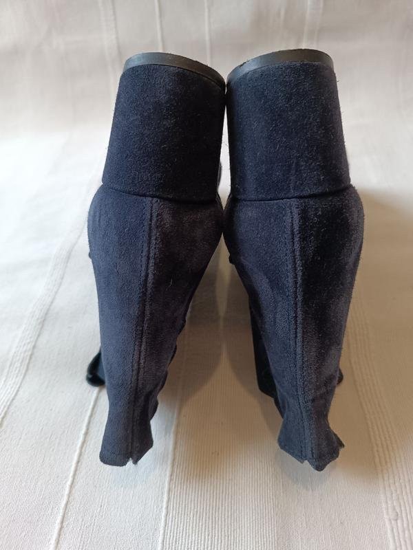 women navy boot ankle boots navy suede 39