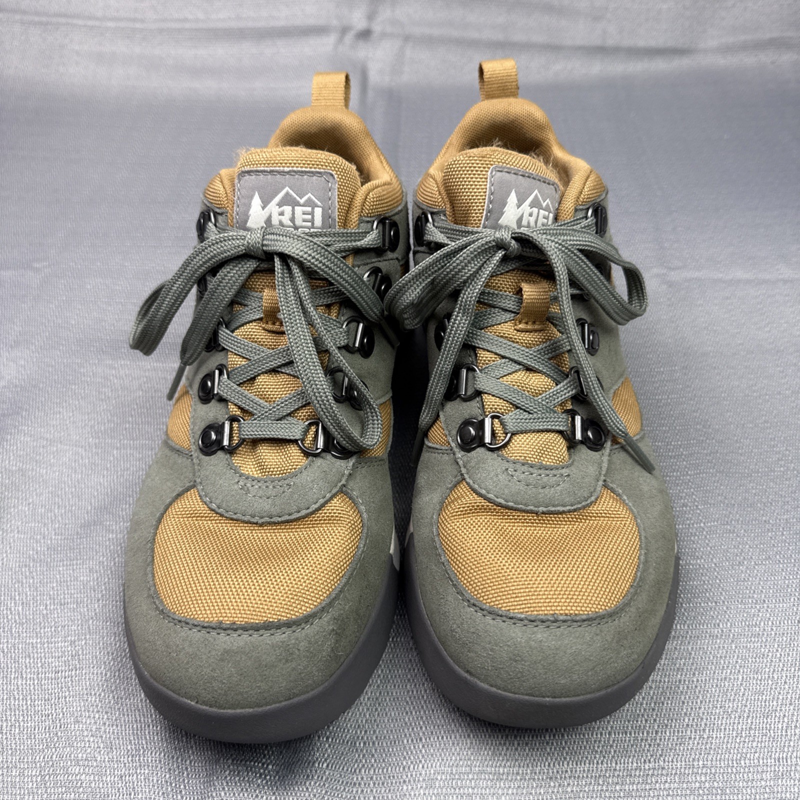 REI Co-op Women’s Trailmade Waterproof Hiking Boots Sz 7 W Gray/Oche