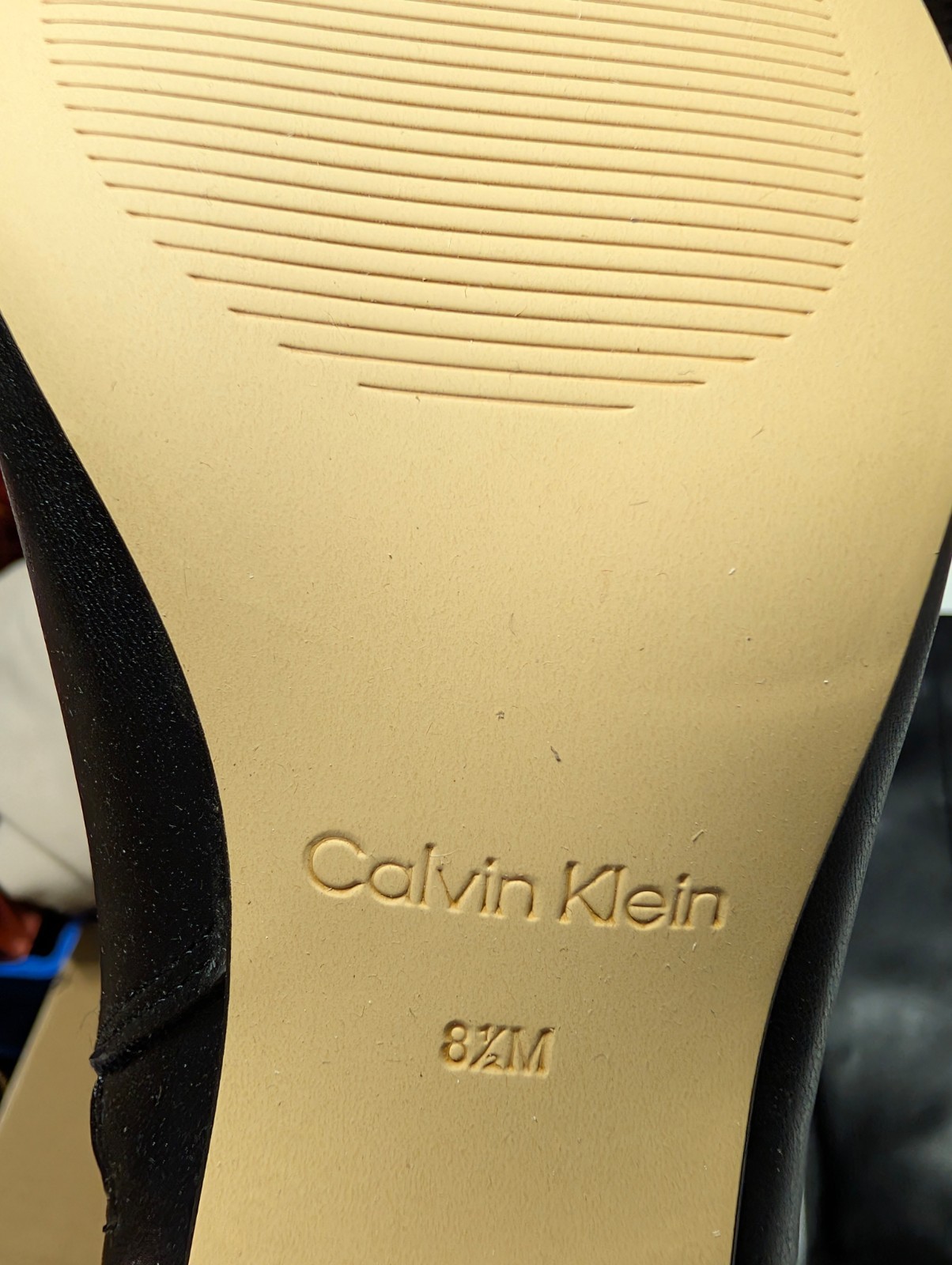 Calvin Klein Caterine Women’s Black Zip Boots 8.5 New in Box MSRP $249