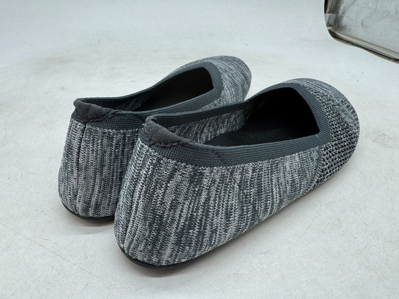 Xero Shoes Phoenix Knit Barefoot Ballet Flats Women’s Black Gray Slip On- 8