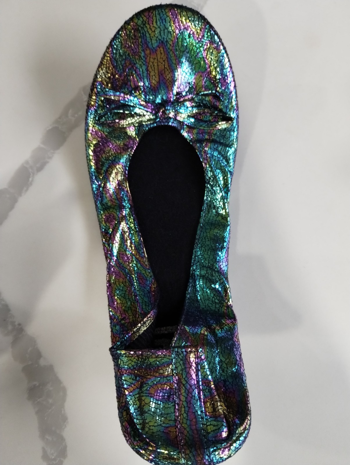 Silky Toes «Rare» Multi Colored Foldable Portable Travel Ballet Flat Slipper