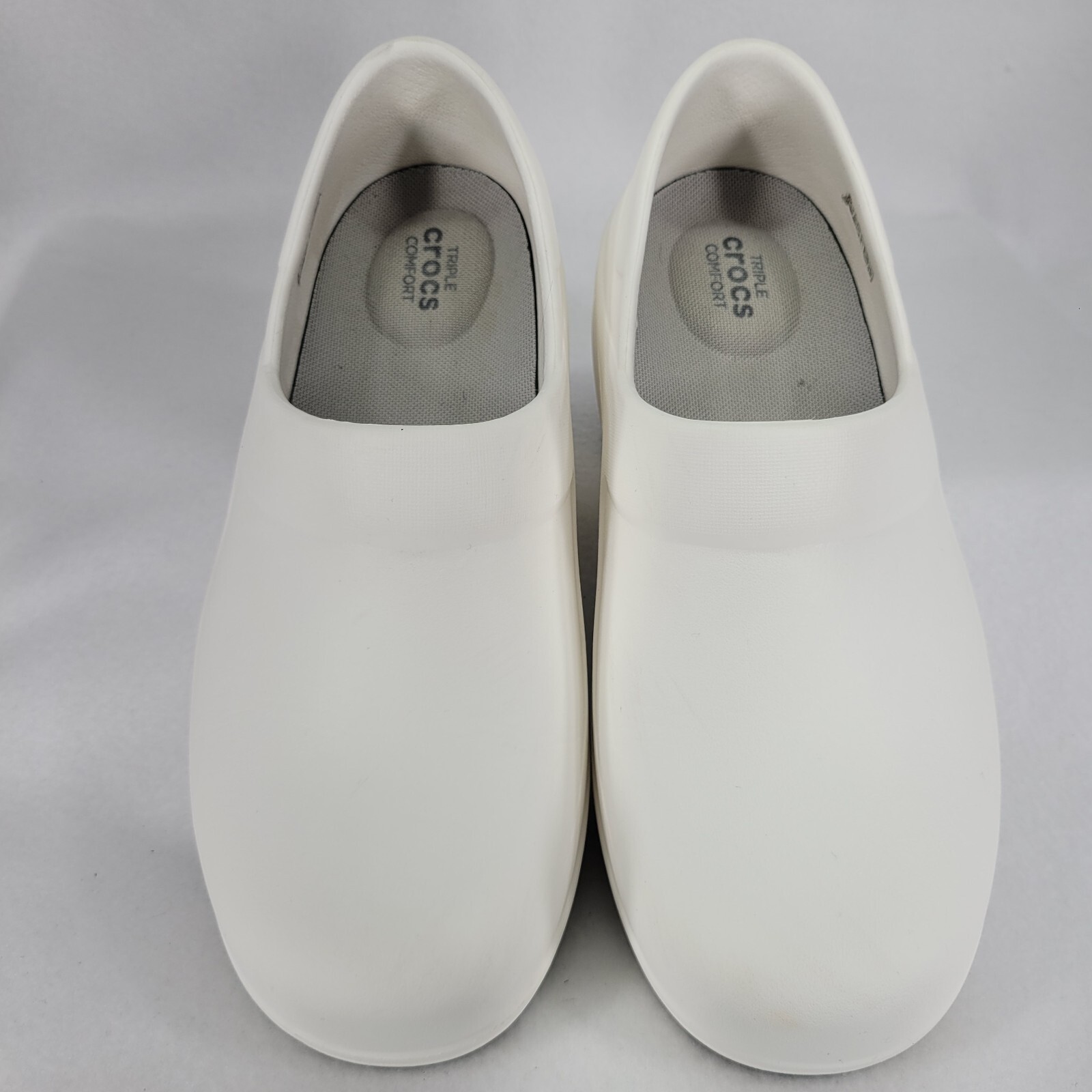 Crocs Shoes Womens 8 Neria Pro White Croslite Slip Resistant Clogs Nursing
