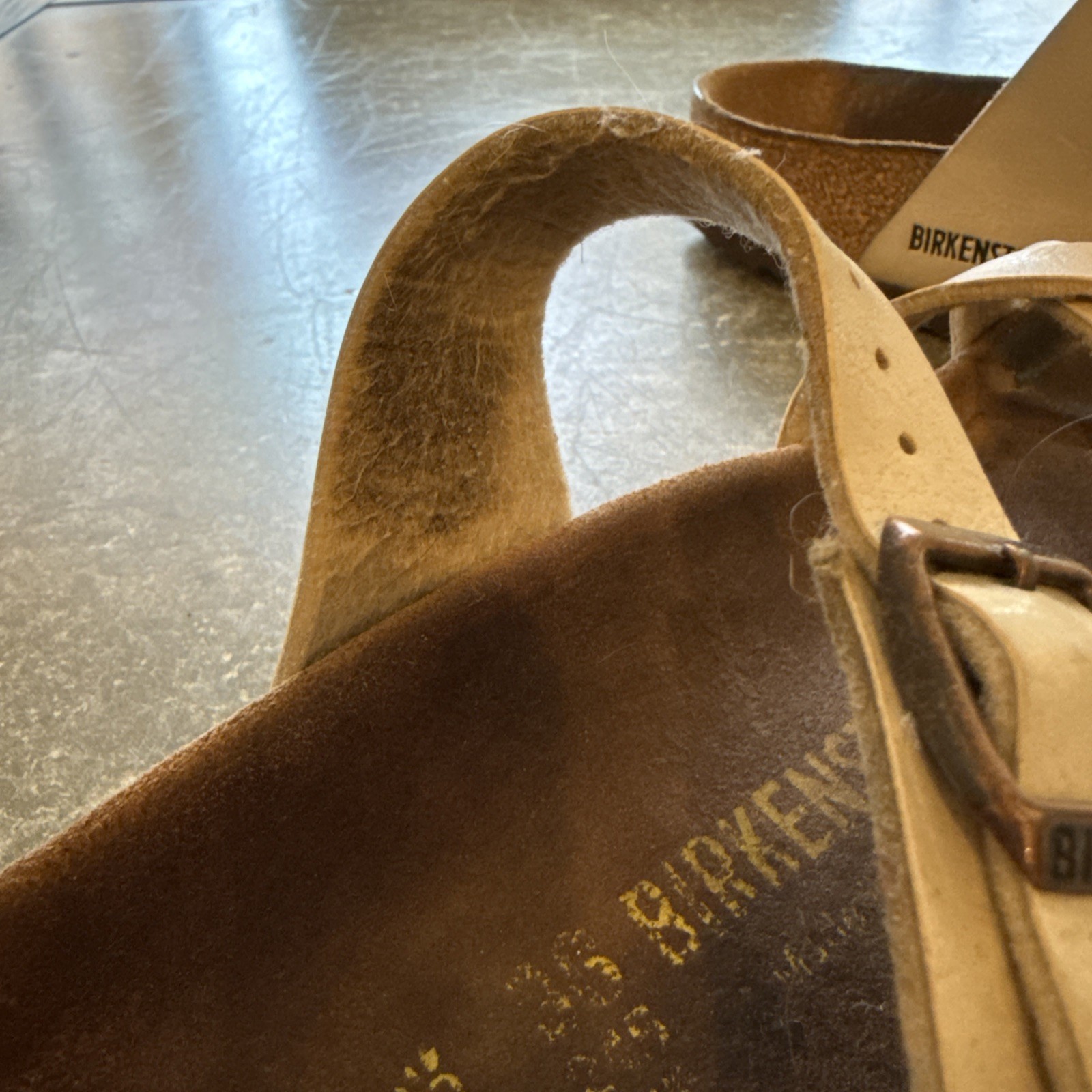 Birkenstock Mayari Women’s Graceful Pearl Strappy Comfy Sandals Size 38 (L7 M5)