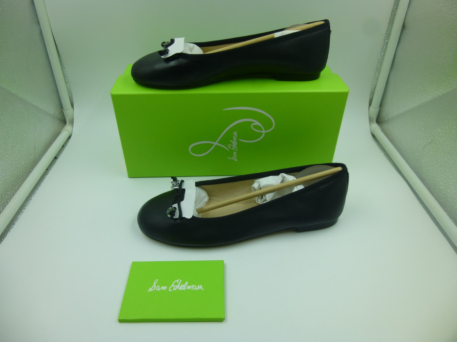 Sam Edelman Women’s Felicia Luxe Flats Size 6.5 Black Leather