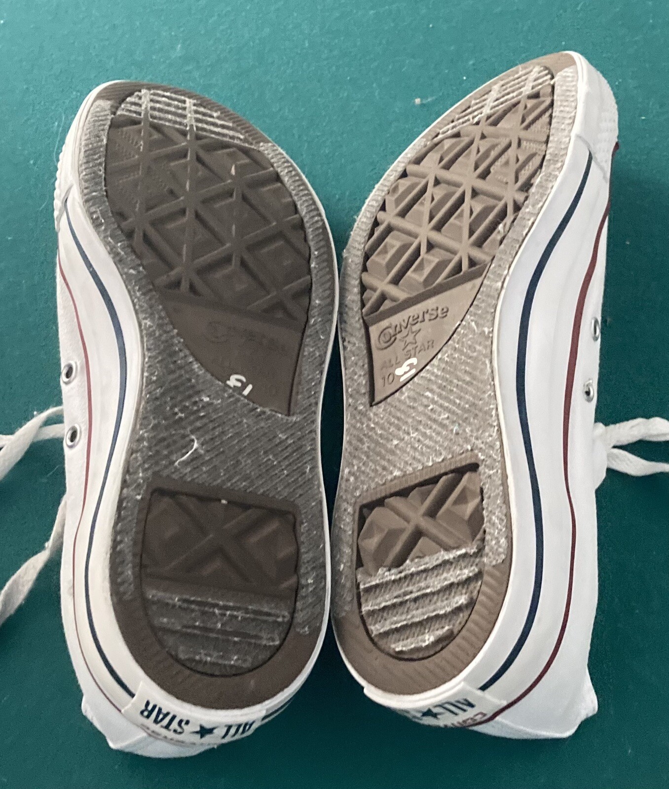 Converse All Star Shoes Size 8 Men 10 Women Color White. In Great Condition!