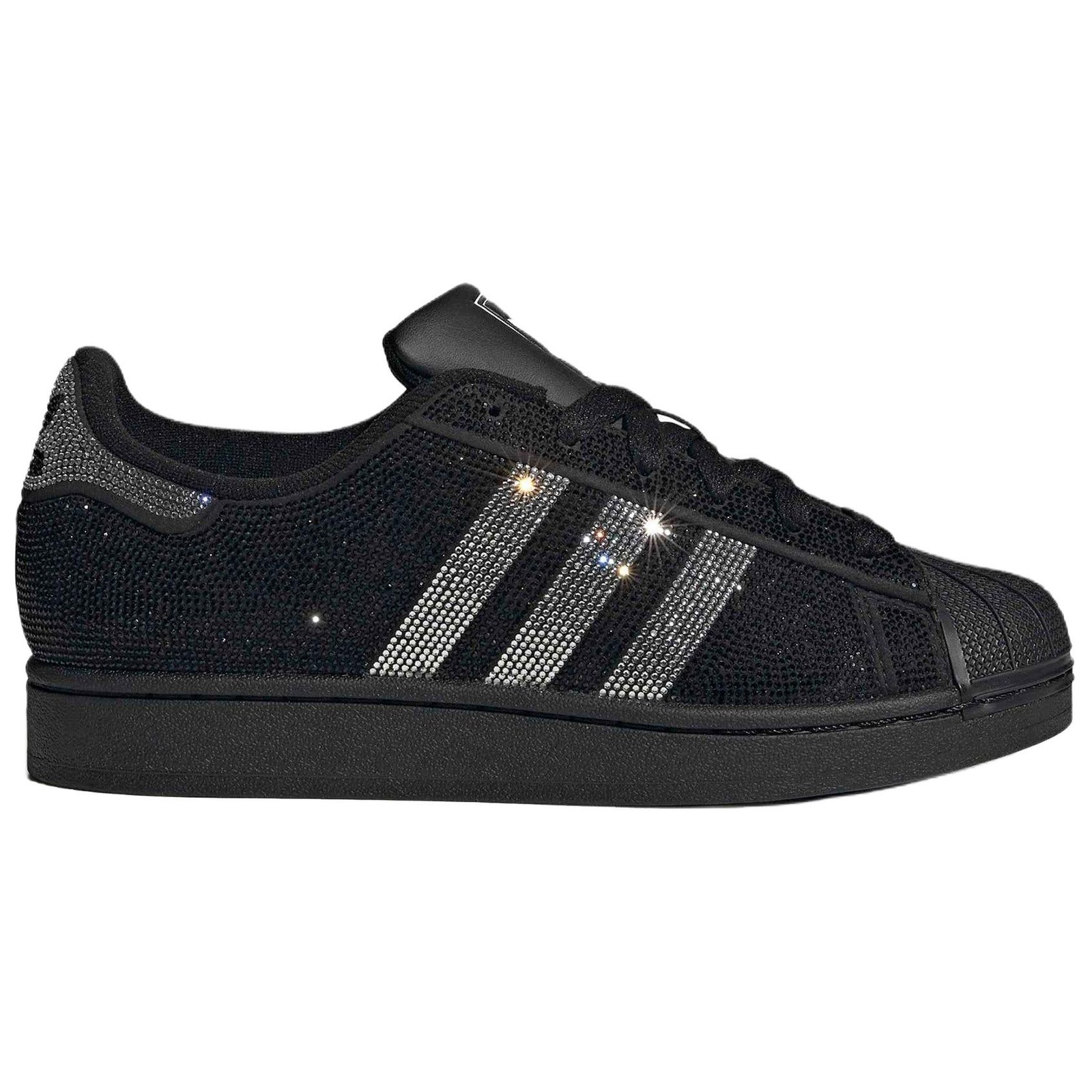 Superstar 2 Rhinestone Black Silver W – IH4200