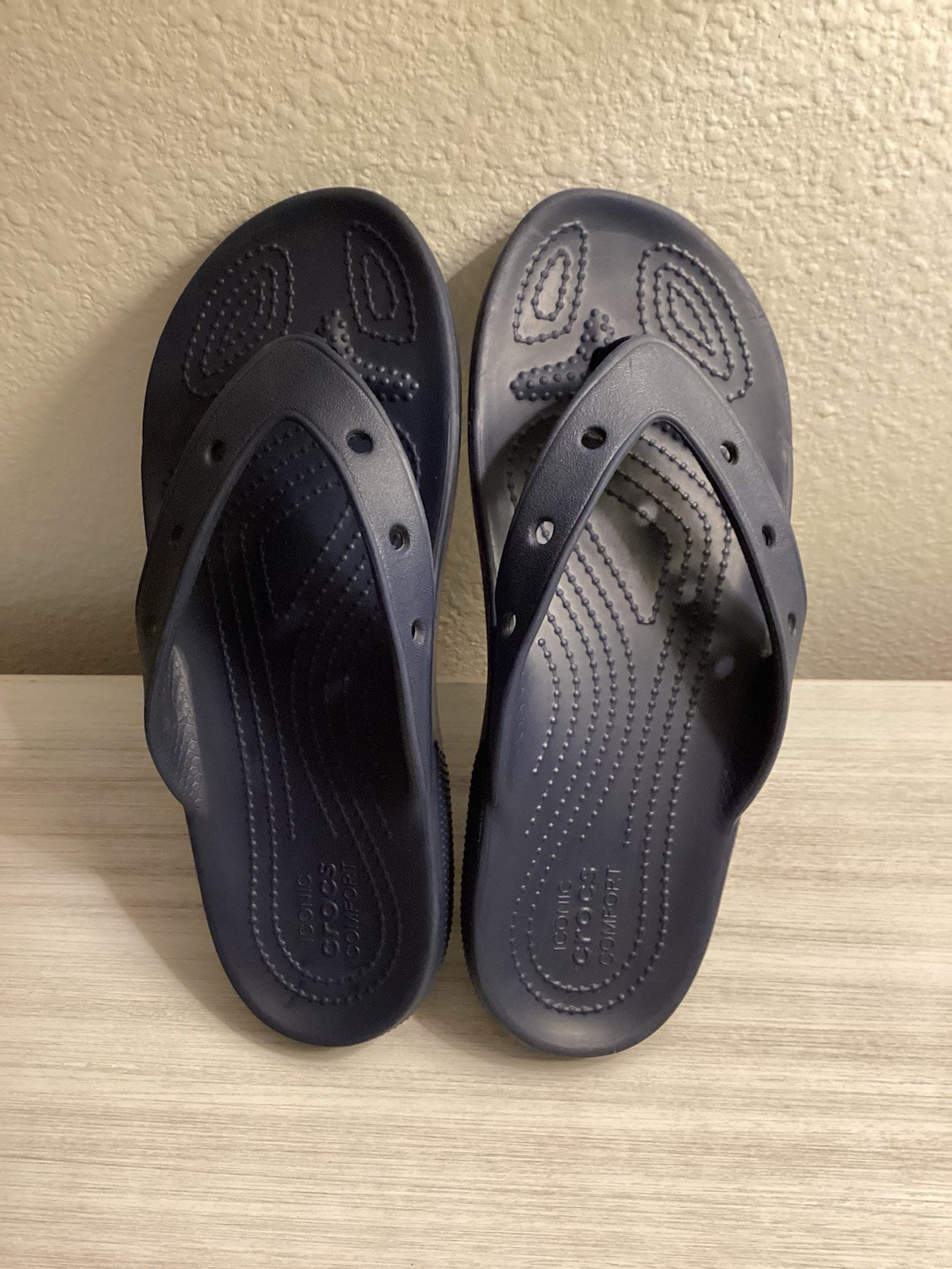 Crocs Sandals Baya II Flip Flop Slip On Women 7 Men 5 Navy Blue – IEC