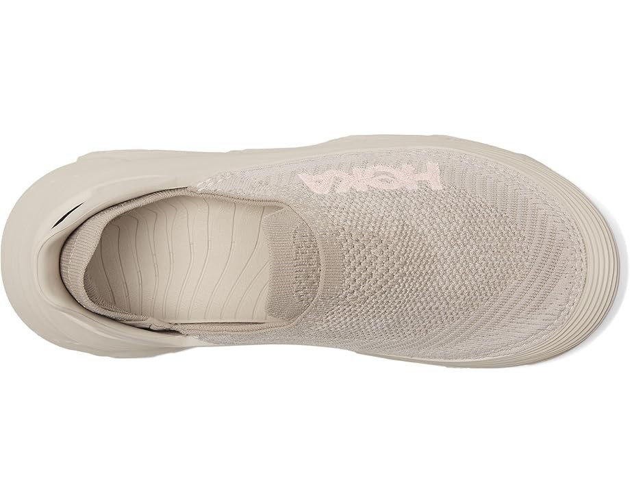 HOKA Restore TC Slip-on Sneaker Comfort Shoes Stucco Putty Mesh Women US Size 9