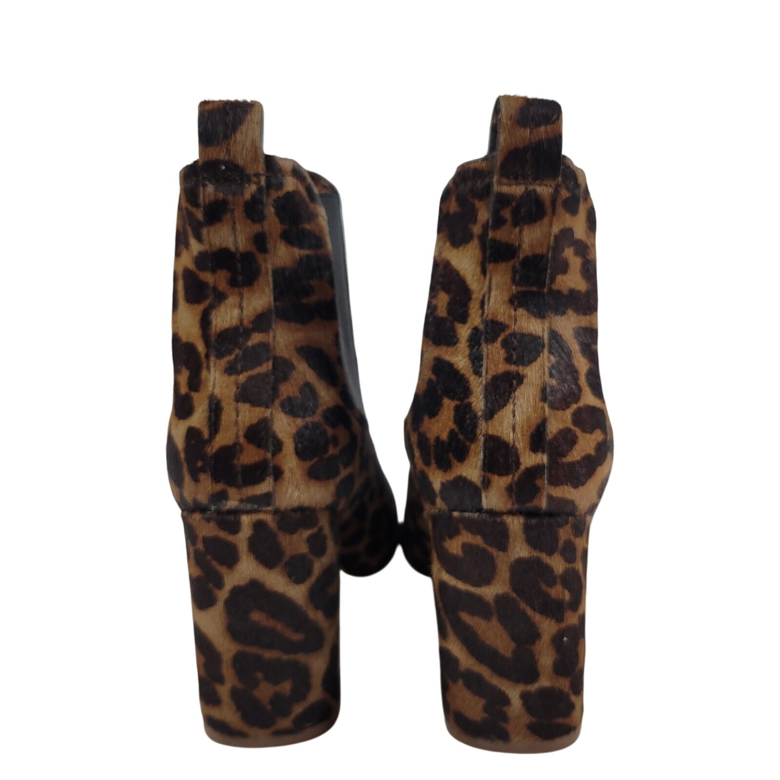 Chelsea Ankle Bootie Kurt Geiger Cheetah Leopard Heels 36.5 US 6 Designer Emblem
