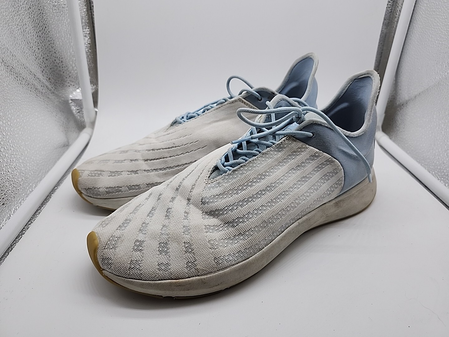 Saysh One White/Blue Athletic Sneakers Shoes Allyson Felix Women’s Size 10