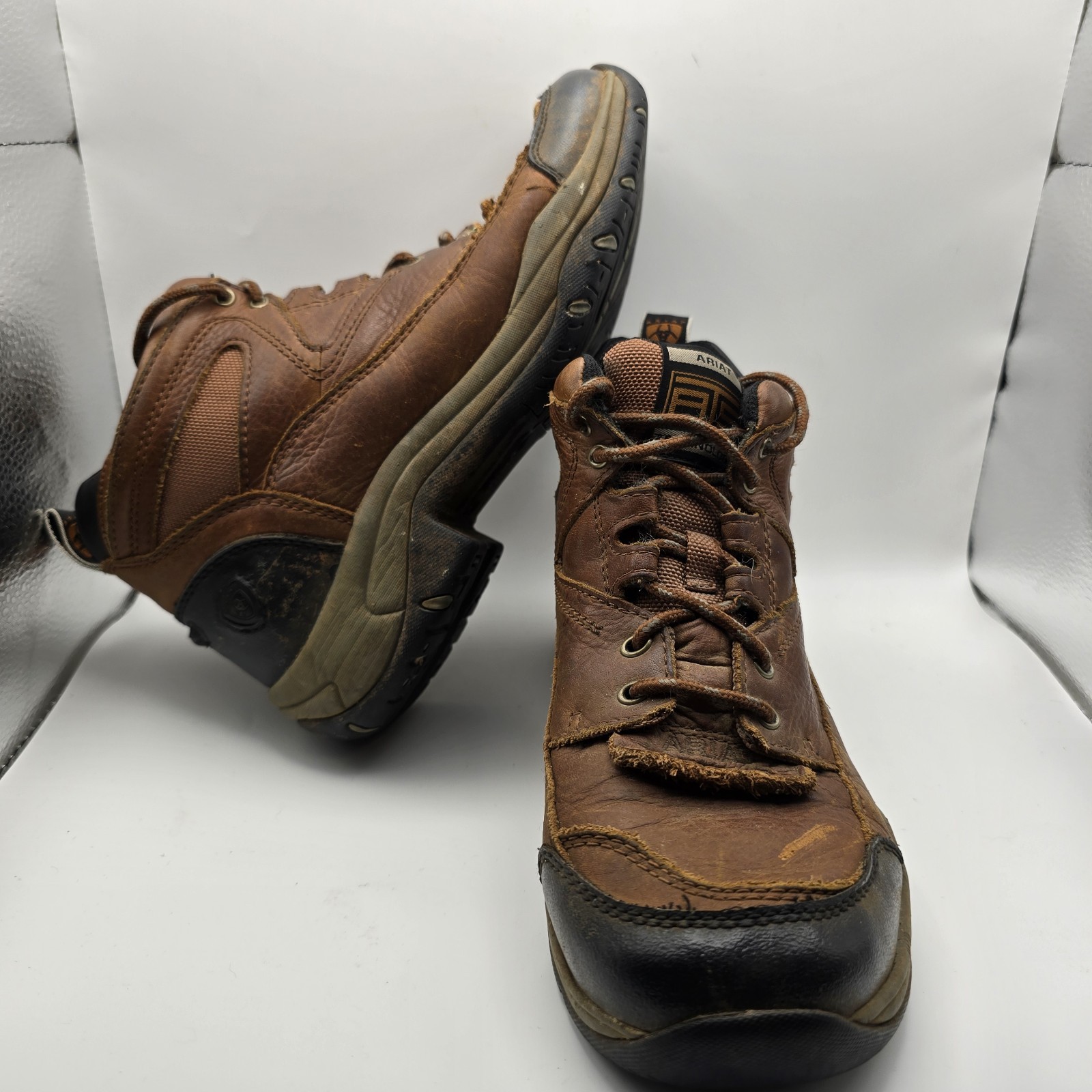 Ariat ATS Womens Size 8.5 Terrain Hiking Endurance Brown Boots 10004138 (70063)