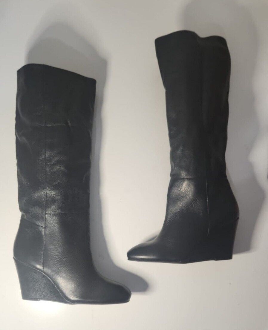 Women’s Mazzing Leather Long Boots (Size 7M)