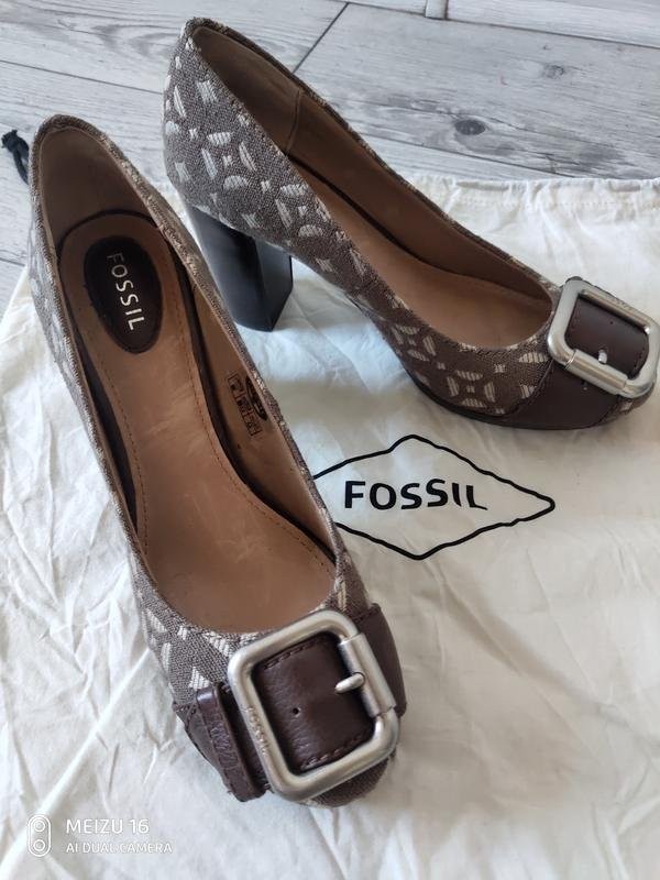 Women Fossil Heels Multicolor Textile 5
