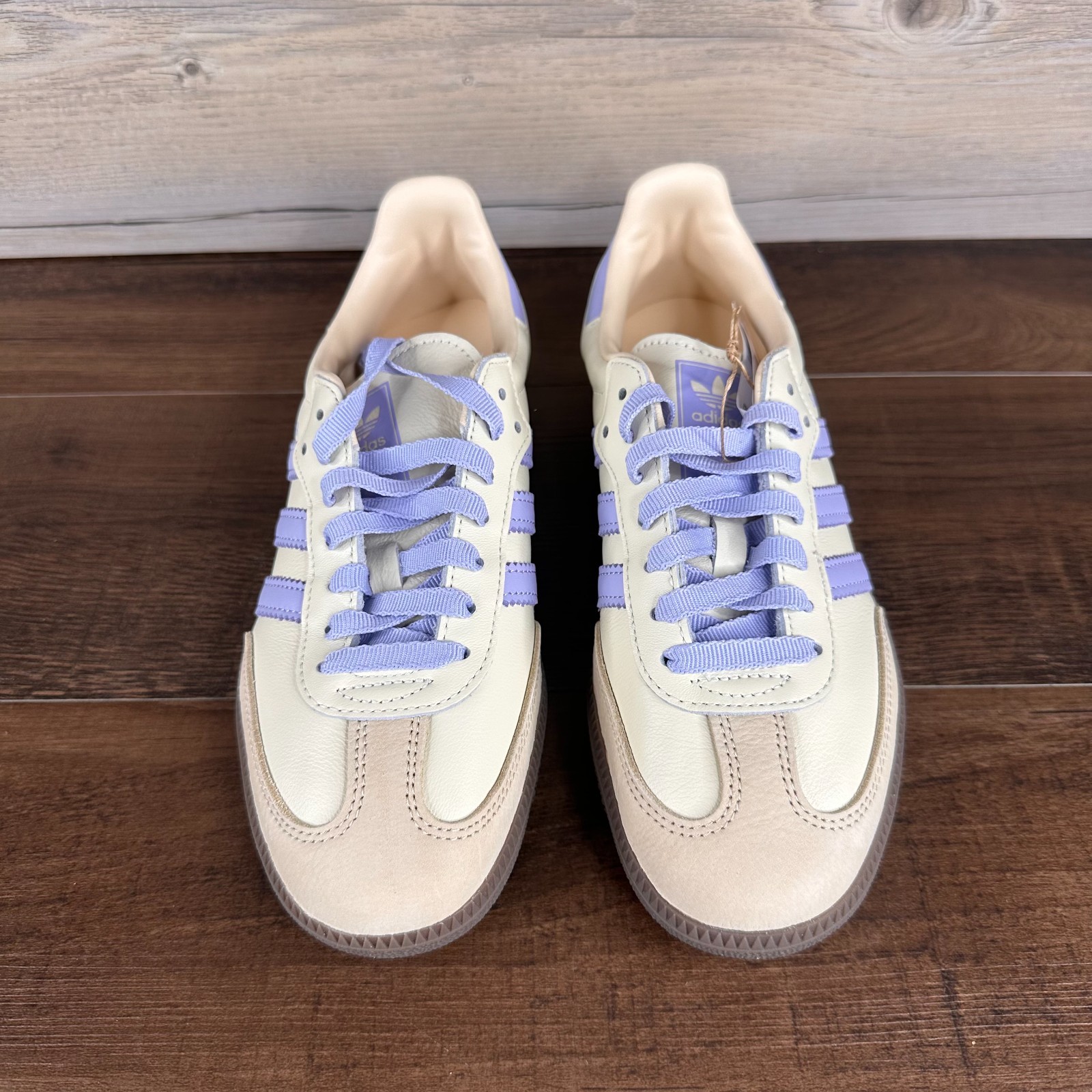 adidas Samba Og Womes Size 7.5 Cream White Violet Tone Sand Strata JI2678