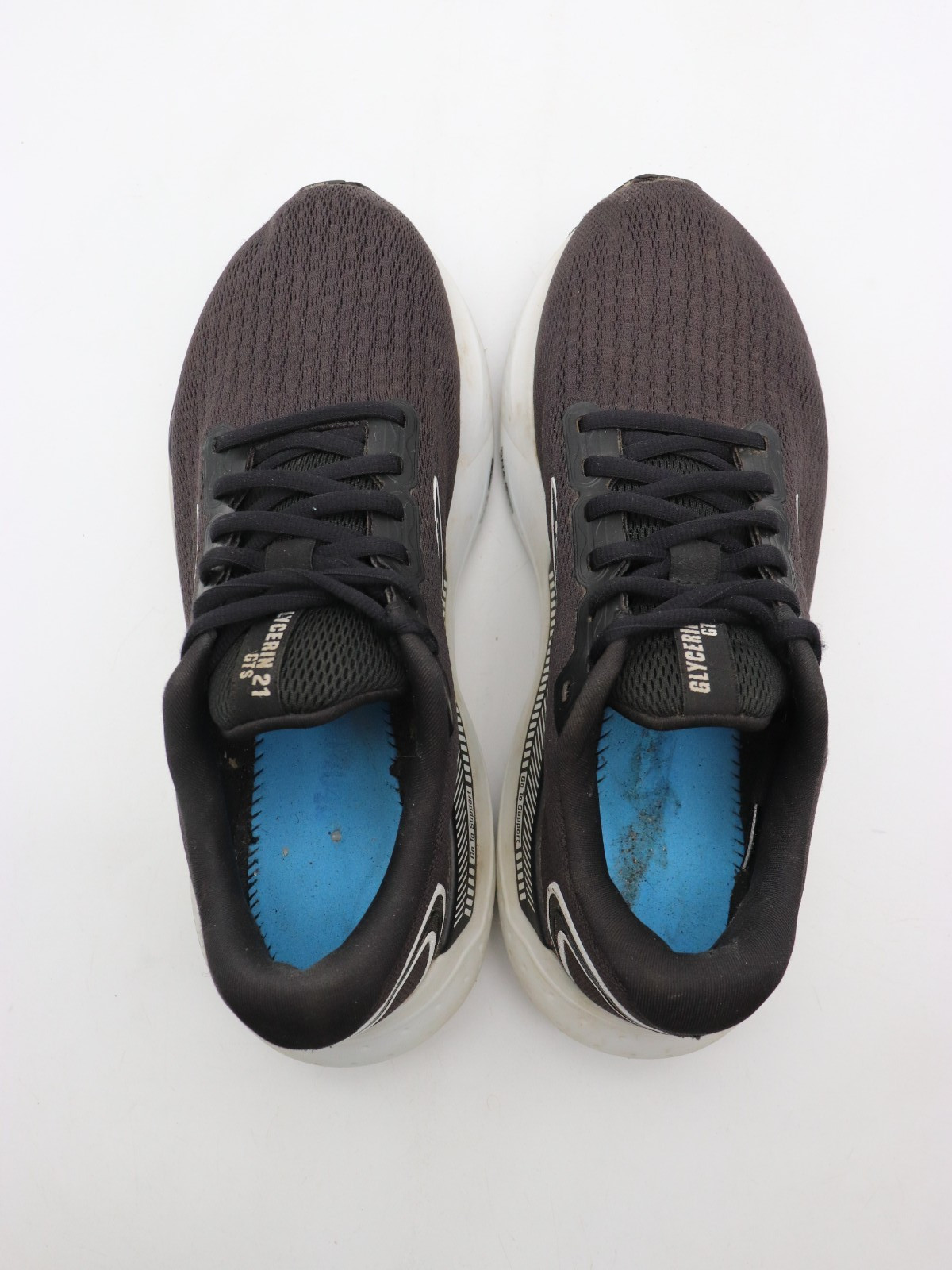 Brooks Glycerin GTS 21 Women’s Size 9 Black Sneaker Running Shoes 1204091D090