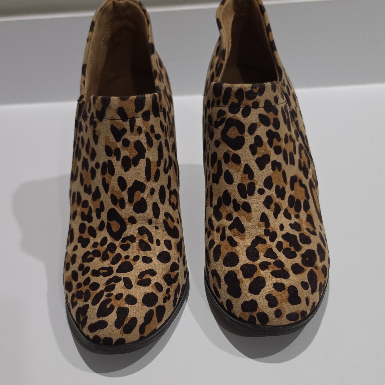 Dr. Scholl’s Shoes BE Energized Women’s Animal Print Faux Suede Bootie 8.5