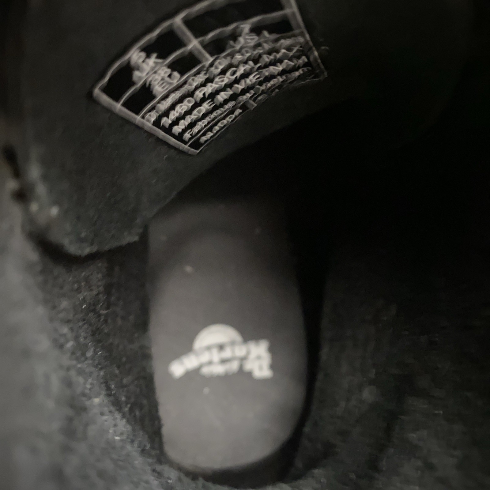 Dr Martens 1460 Pascal Max Women’s Platform Leather Pisa Boots Black Size 7 EUC