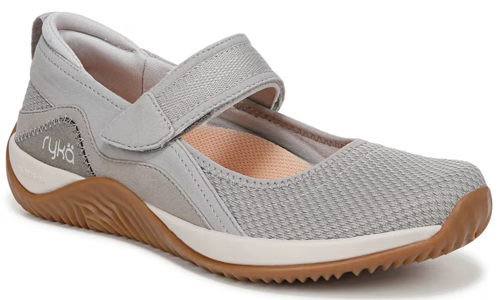 Ryka Women’s Echo Mary Jane Flat Paloma Grey (Select Size)
