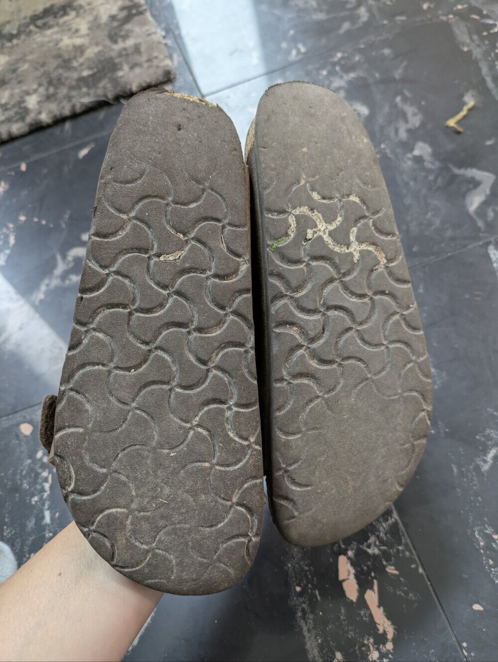 Birkenstock Mocha Brown Arizona Slides Size 36