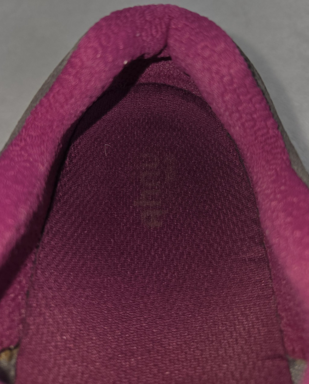 Ahnu Sugarpine II Air Mesh Trail Shoes Womens size 6.5 Grey/Pink Hiking Sneakers