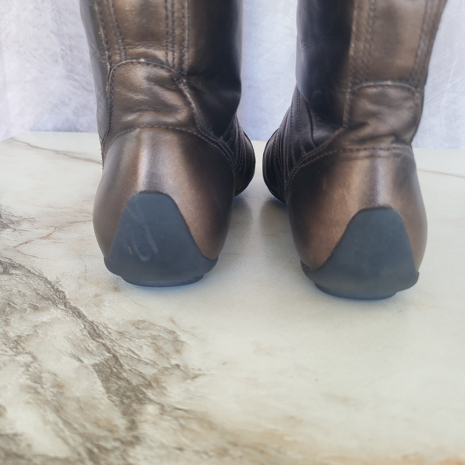 Rare Lacoste Futro Solar Earl 93T Sport Knee High Riding Boots Size 6.5