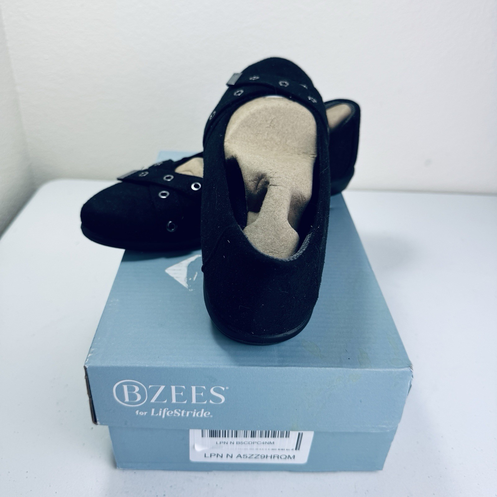 Bzees for Lifestride Women’s Kira Ballet Flat New 7 M Black