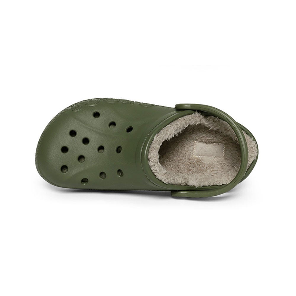 New CROCS Womens BAYA LINED CLOG 205969-3TC ARMY GREEN US W 7-11 TAKSE