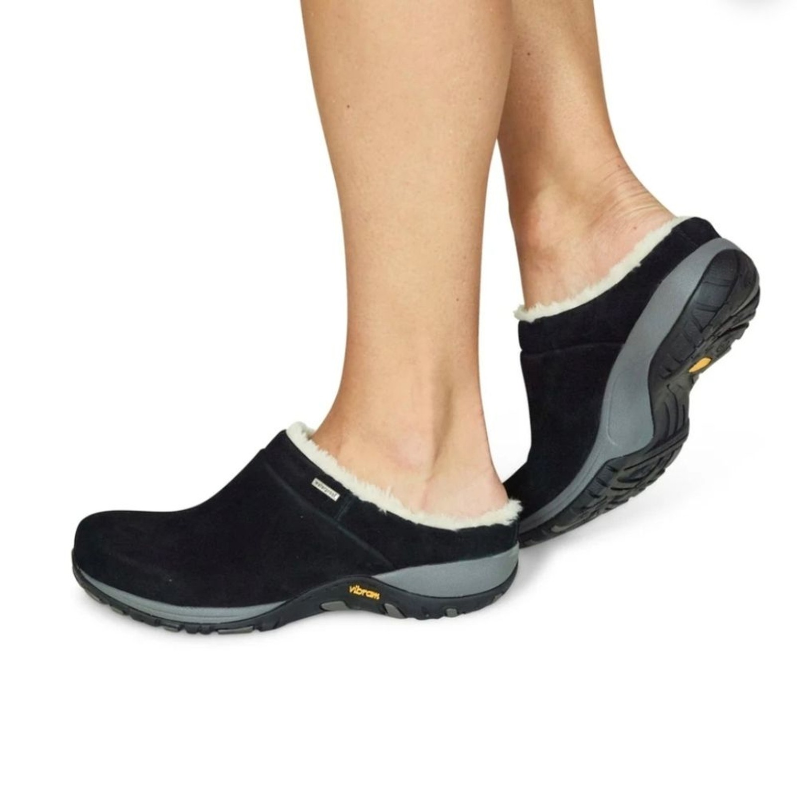 Dansko Parson Slip On Waterproof Womens Black Suede Clogs Sz 10.5 Comfy, Walking