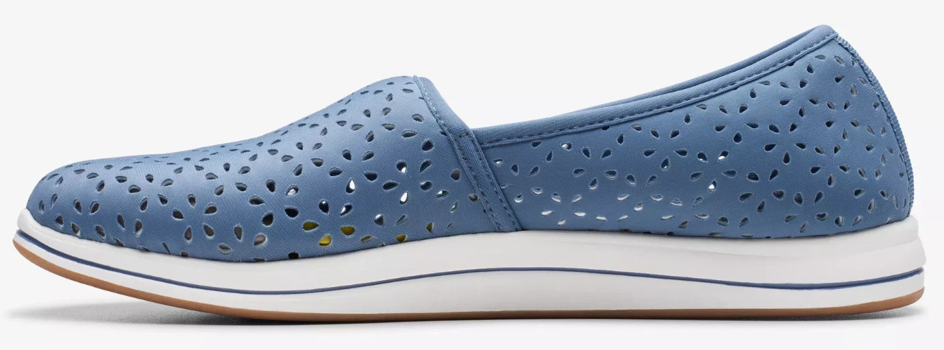 Clarks Cloudsteppers Breeze Emily Women’s Slip-Ons Blue (Select Size)