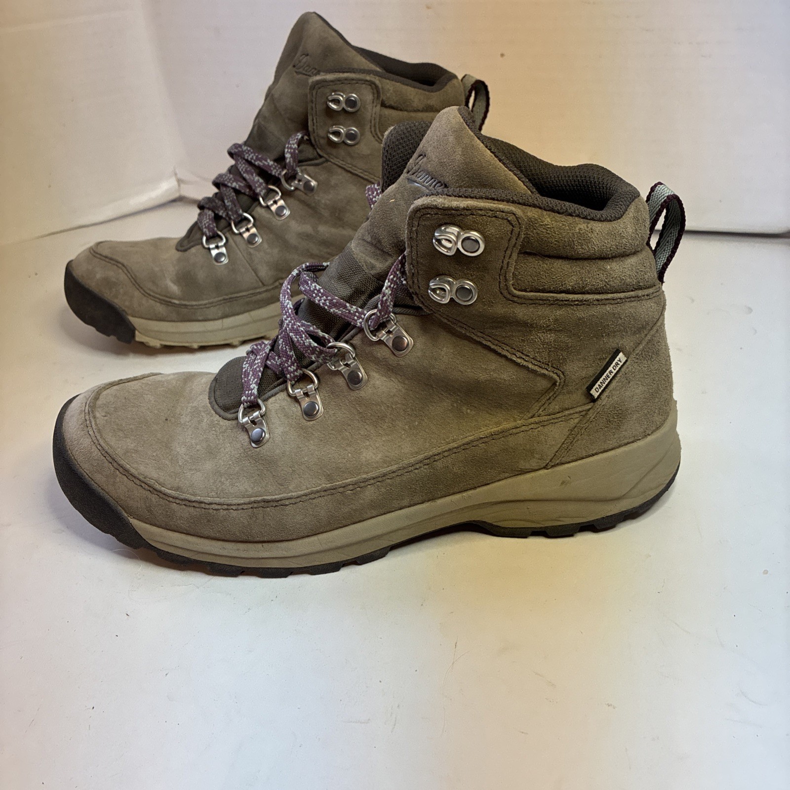 Danner Adrika Ash Suede Waterproof Hiking Boots Women size 9
