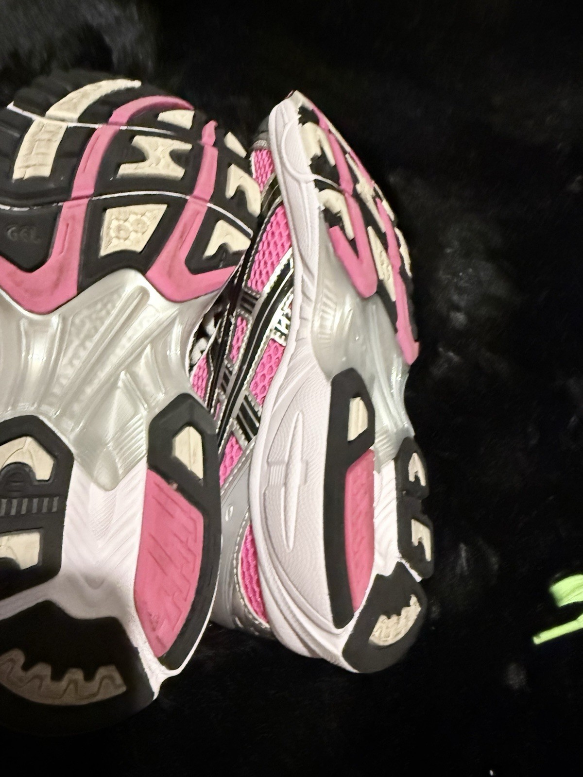 ASICS GEL-Kayano 14 Women’s Mesh Low Top Sneakers Pink Silver Black White