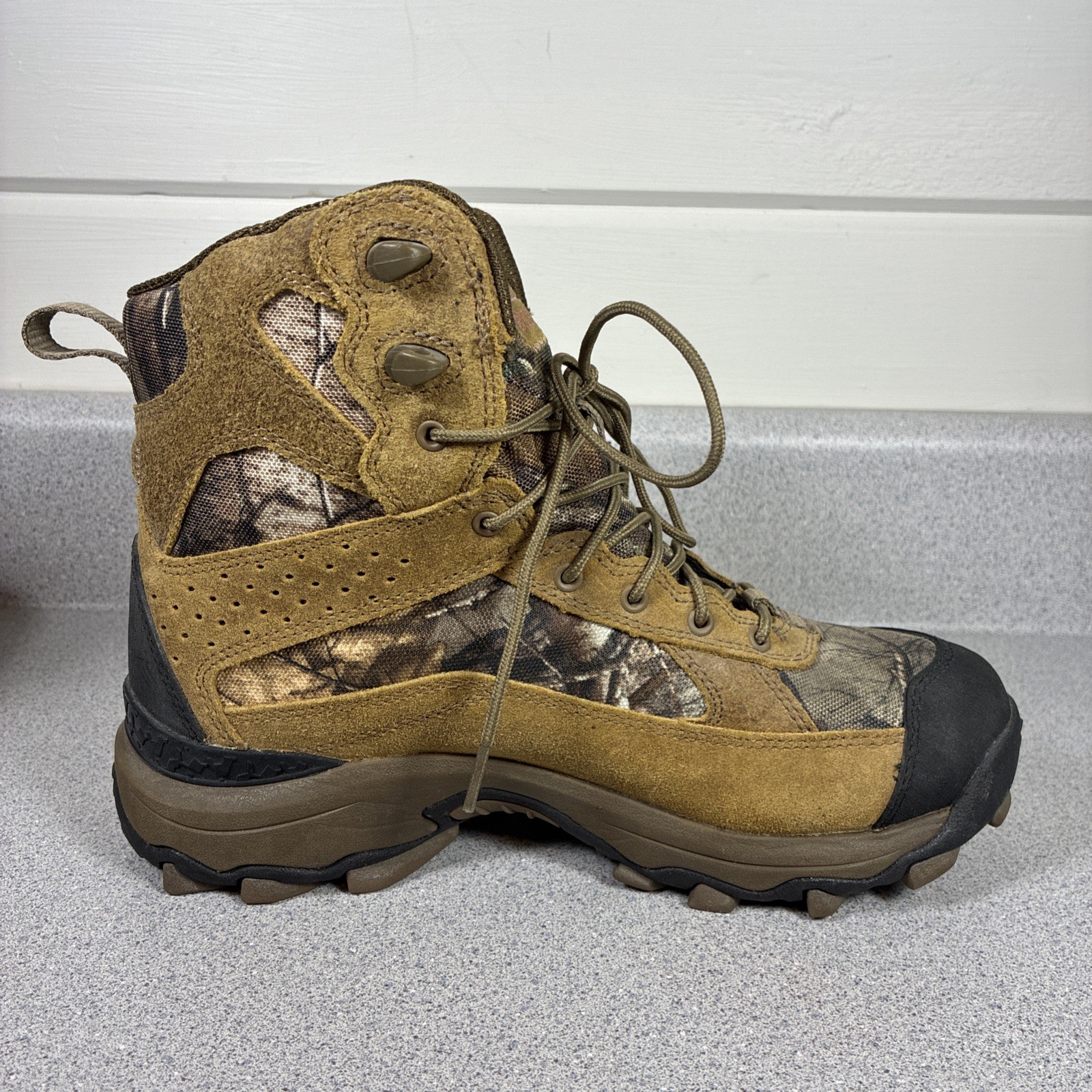 Under Armour Speed Freek Bozeman Womens 8 Waterproof Combat Hunting Boots Camo