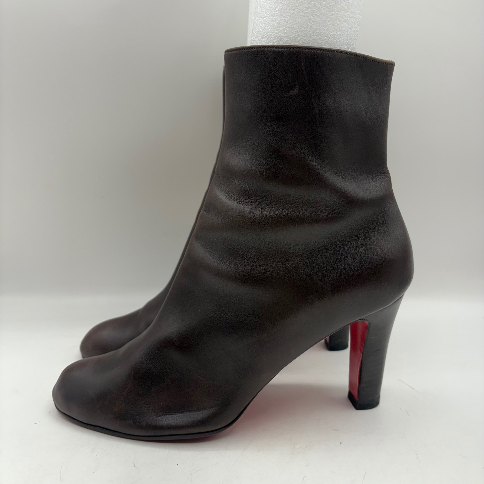 Christian Louboutin Calfskin Leather Adox Ankle Boots Womens Size 39 US 8.5-9